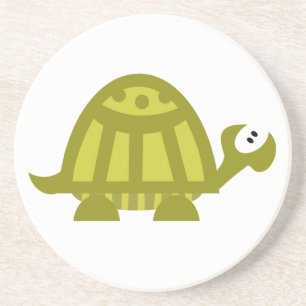 Dessous De Verre En Grès Tortue verte