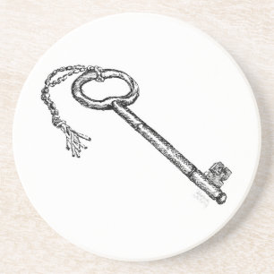 Dessous De Verre En Grès Touche antique