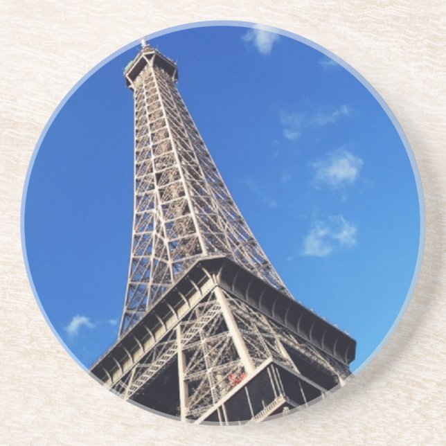 Dessous De Verre En Grès Tour Eiffel Paris Europe Travel (Devant)