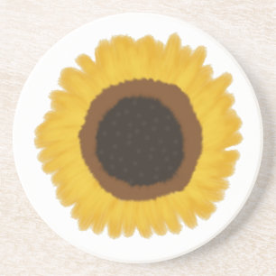 Dessous De Verre En Grès Tournesol