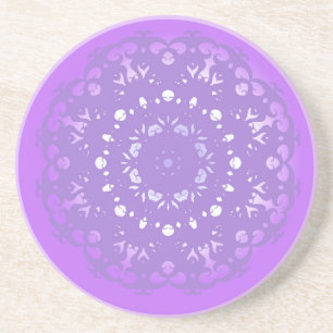 Dessous De Verre En Grès Transformation Violette