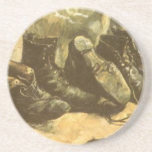 Dessous De Verre En Grès Trois paires de chaussures par Vincent van Gogh