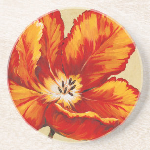 Dessous De Verre En Grès Tulipe de perroquet I