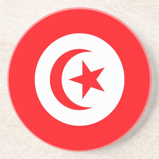 Dessous De Verre En Grès Tunisie (Devant)