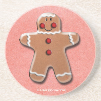 Dessous De Verre En Grès Un biscuit de pain d'épice