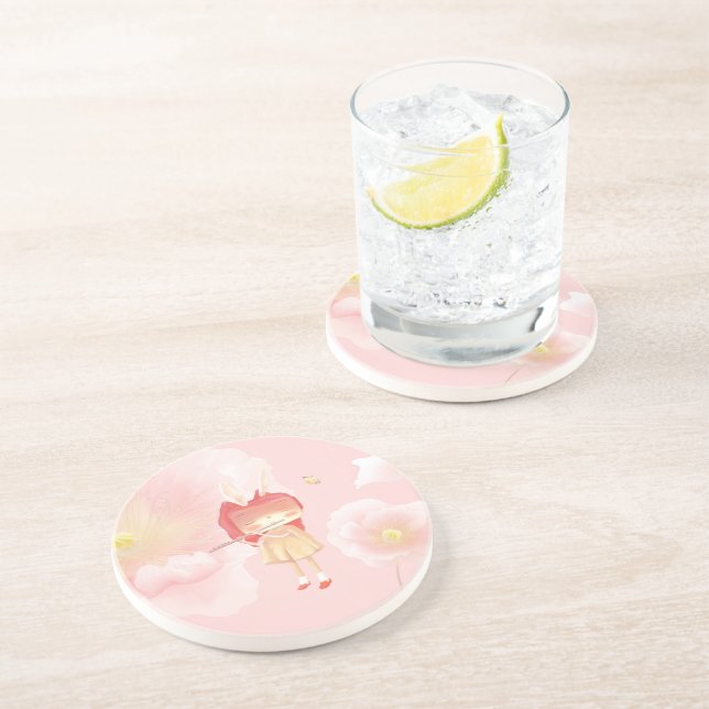 Dessous De Verre En Grès Un jardin dans mon coeur (Côté)