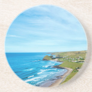 Dessous De Verre En Grès Une vue de Hole in the Wall sur la Wild Coast