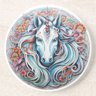 Dessous De Verre En Grès Unicorne