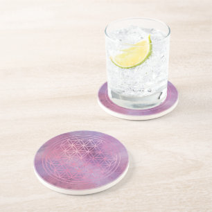 Dessous De Verre En Grès Union – Fleur de Vie