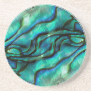 Dessous De Verre En Grès USA, Colorado, Lafayette. Montage d'abalone