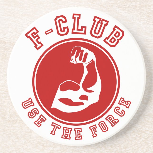 Dessous De Verre En Grès Utiliser la force (Devant)