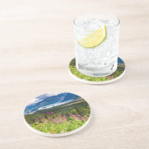 Dessous De Verre En Grès Vallée de Matanuska, centre-sud de l'Alaska