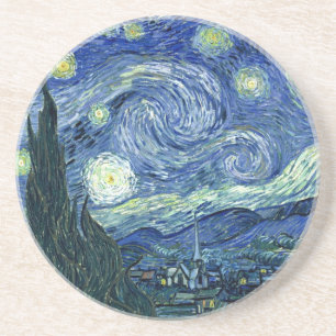 Dessous De Verre En Grès Van Gogh - Nuit étoilée