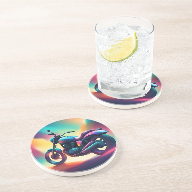 Dessous De Verre En Grès vélo (Côté)