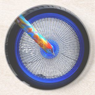 Dessous De Verre En Grès Vélo hippie