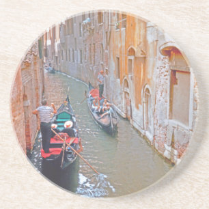 Dessous De Verre En Grès Venise - gondolier