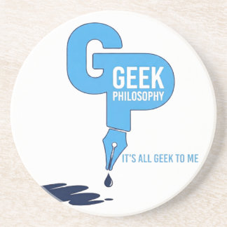 Dessous De Verre En Grès Verre à Shot de Philosophie Geek