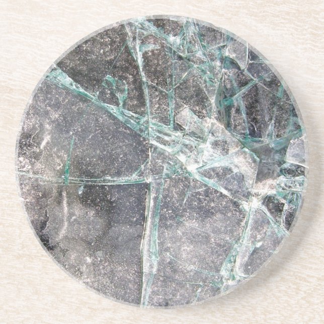 Dessous De Verre En Grès Verre brisé (Devant)