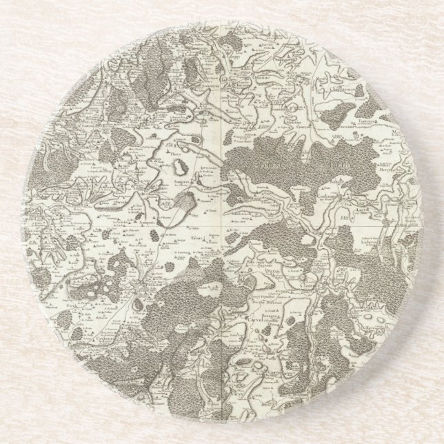 Dessous De Verre En Grès Vezelay, Cosne (Devant)