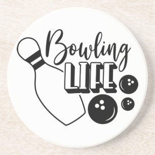 Dessous De Verre En Grès Vie de bowling