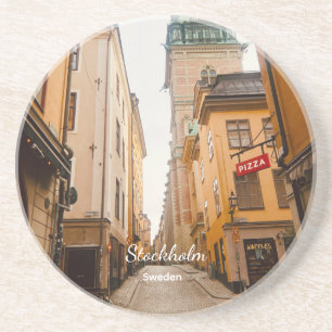 Dessous De Verre En Grès Vieux Town, Stockholm, Suède Souvenir