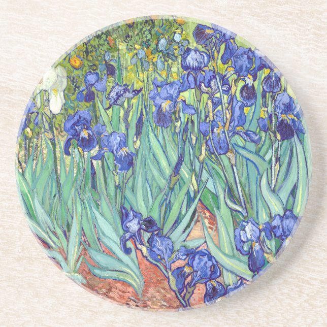 Dessous De Verre En Grès Vincent van Gogh 1889 Irises (Devant)