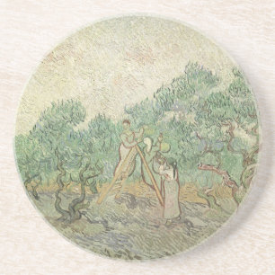 Dessous De Verre En Grès Vincent van Gogh - cueillette d'olives