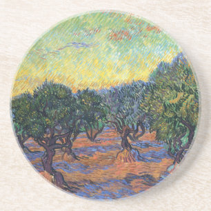 Dessous De Verre En Grès Vincent Van Gogh Oliveraie Impressionnisme Art