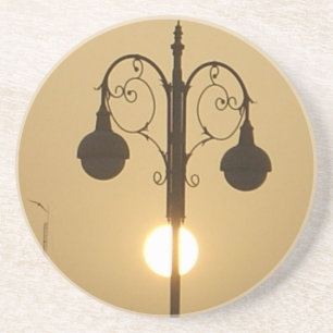 Dessous De Verre En Grès Vintage Victorian Sunset street light.png