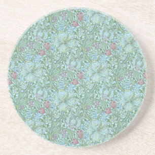 Dessous De Verre En Grès Vintage William Morris Golden Lily