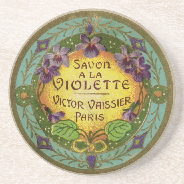 Dessous De Verre En Grès Violet Perfume Sandstone (Devant)
