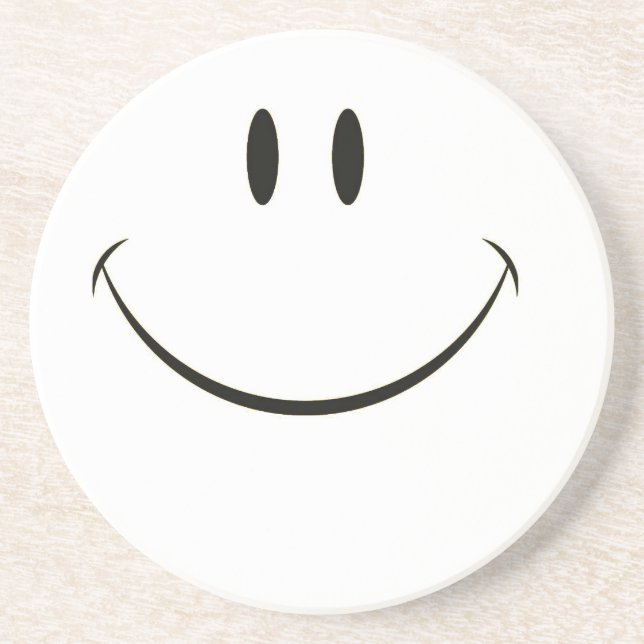 Dessous De Verre En Grès Visage souriant (Devant)