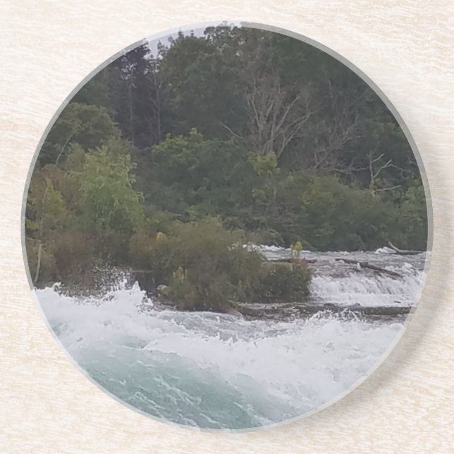 Dessous De Verre En Grès Visites à Niagara Falls (Devant)