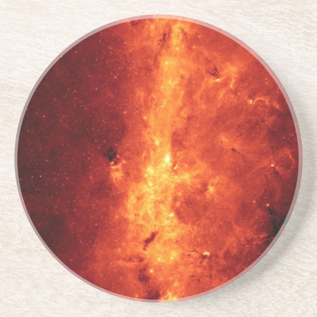 Dessous De Verre En Grès Voie Lactée en Infrarouge (Devant)