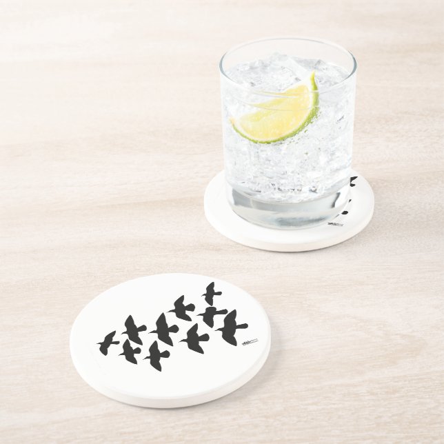 Dessous De Verre En Grès Vol de pigeons (Côté)