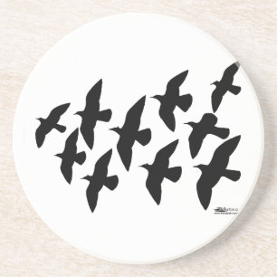 Dessous De Verre En Grès Vol de pigeons