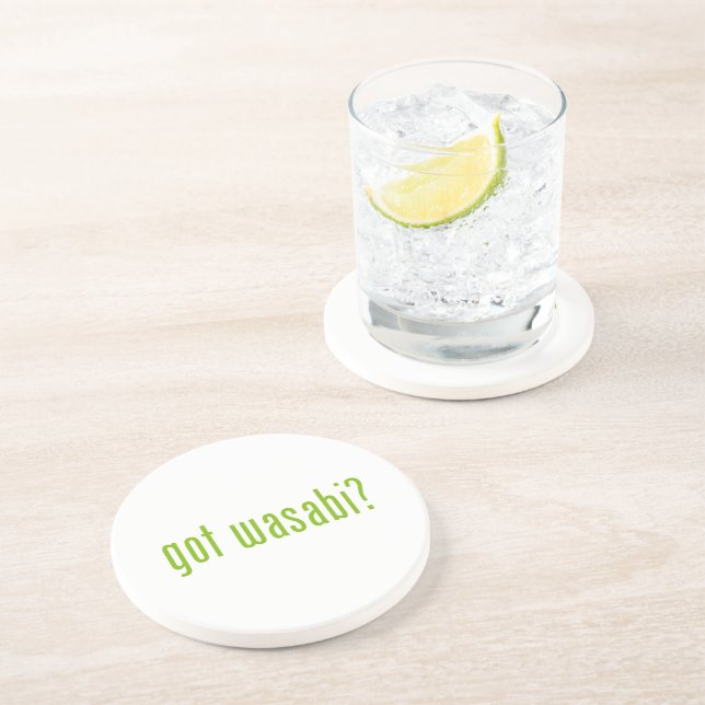 Dessous De Verre En Grès vous avez wasabi ? (Côté)