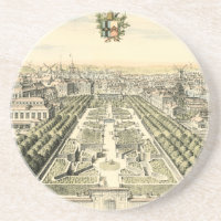 Vue aérienne du jardin formel par Eric Dahlbergh