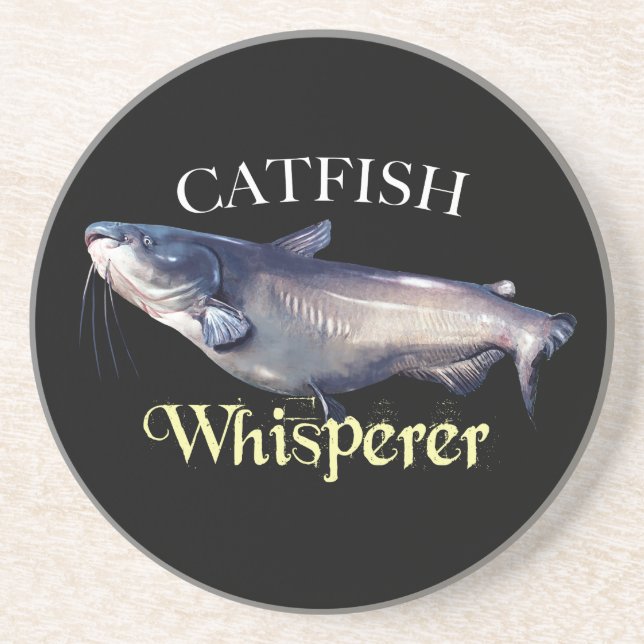 Dessous De Verre En Grès Whisperer de poisson (Devant)