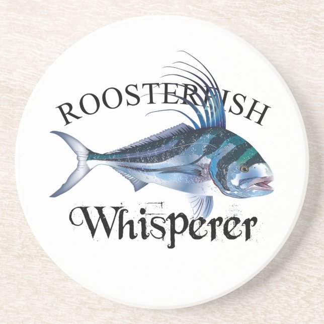Dessous De Verre En Grès Whisperer de rôti de poisson clair (Devant)