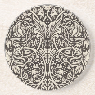 Dessous De Verre En Grès William Morris Daffodil Floral Wallpaper Motif