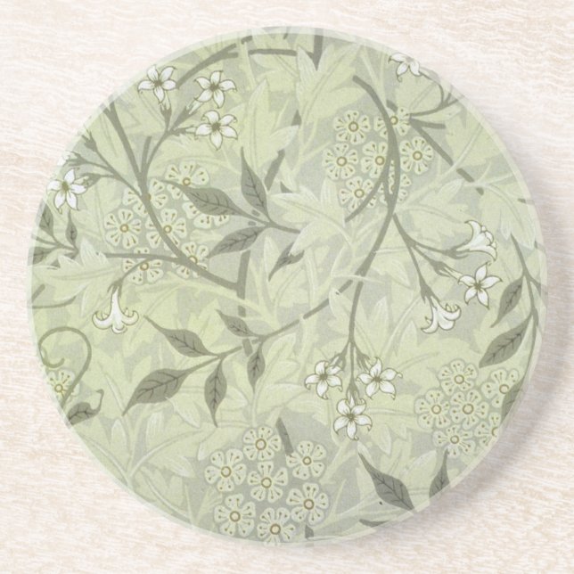 Dessous De Verre En Grès William Morris Jasmine Fond d'écran (Devant)