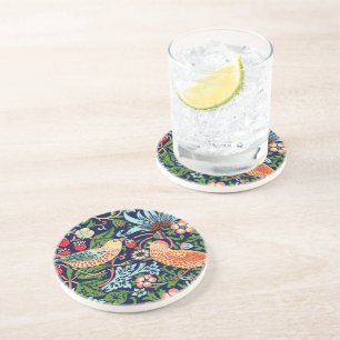 Dessous De Verre En Grès William Morris Strawberry Thief
