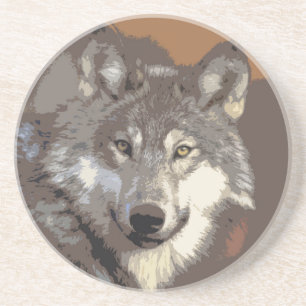 Dessous De Verre En Grès Wolf 026