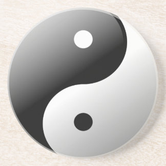 Dessous De Verre En Grès Yin Yang