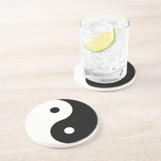 DESSOUS DE VERRE EN GRÈS "YIN YANG "