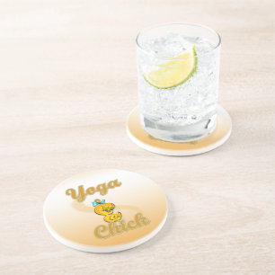 Dessous De Verre En Grès Yoga chick