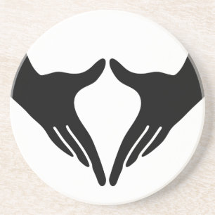 Dessous De Verre En Grès Yoga Yoni Mudra