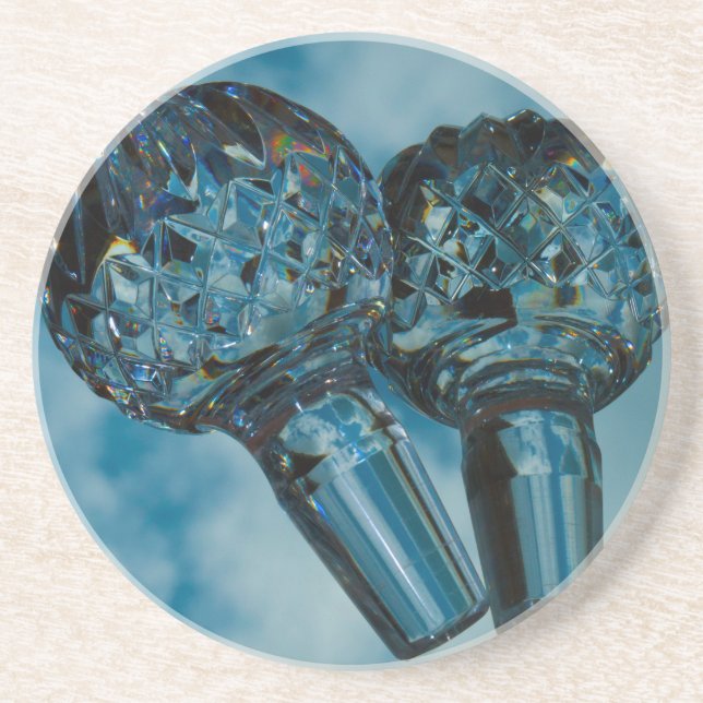 Dessous De Verre En Grès Yonder to the Crystal Blue Skies (Devant)