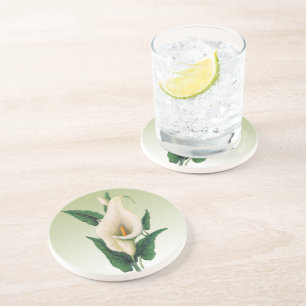 Dessous De Verre En Grès Zantedeschias